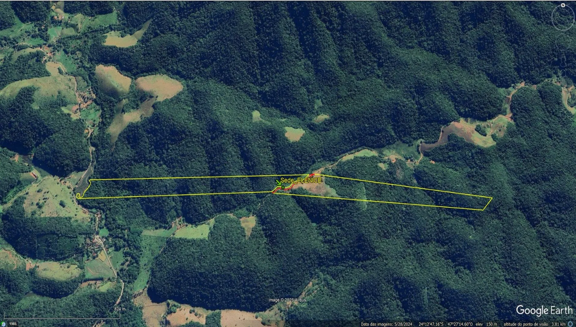 Sítio Horizonte em Miracatu SP – Área georreferenciada com potencial rural